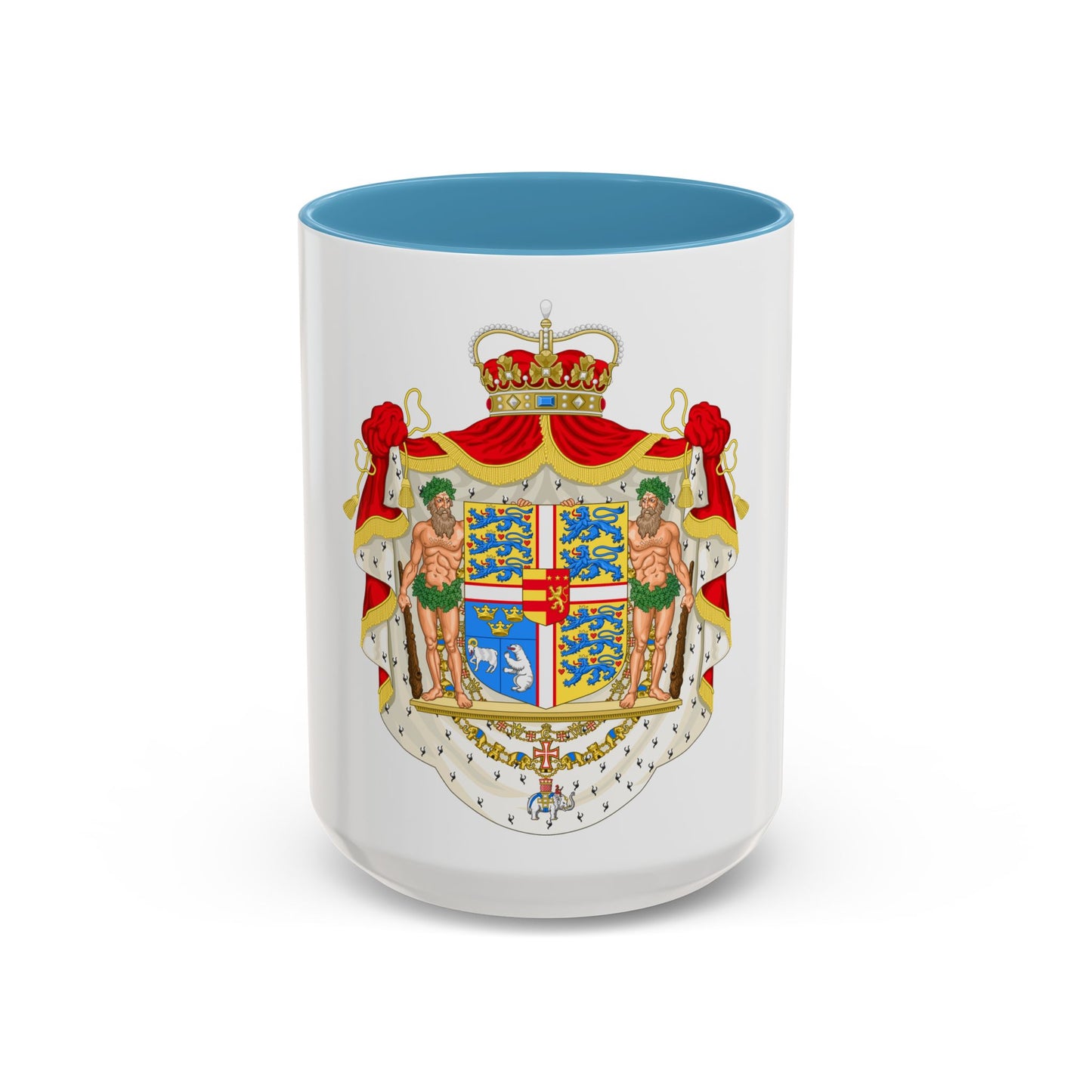 Coat of arms of Joachim, Prince of Denmark - Accent Coffee Mug