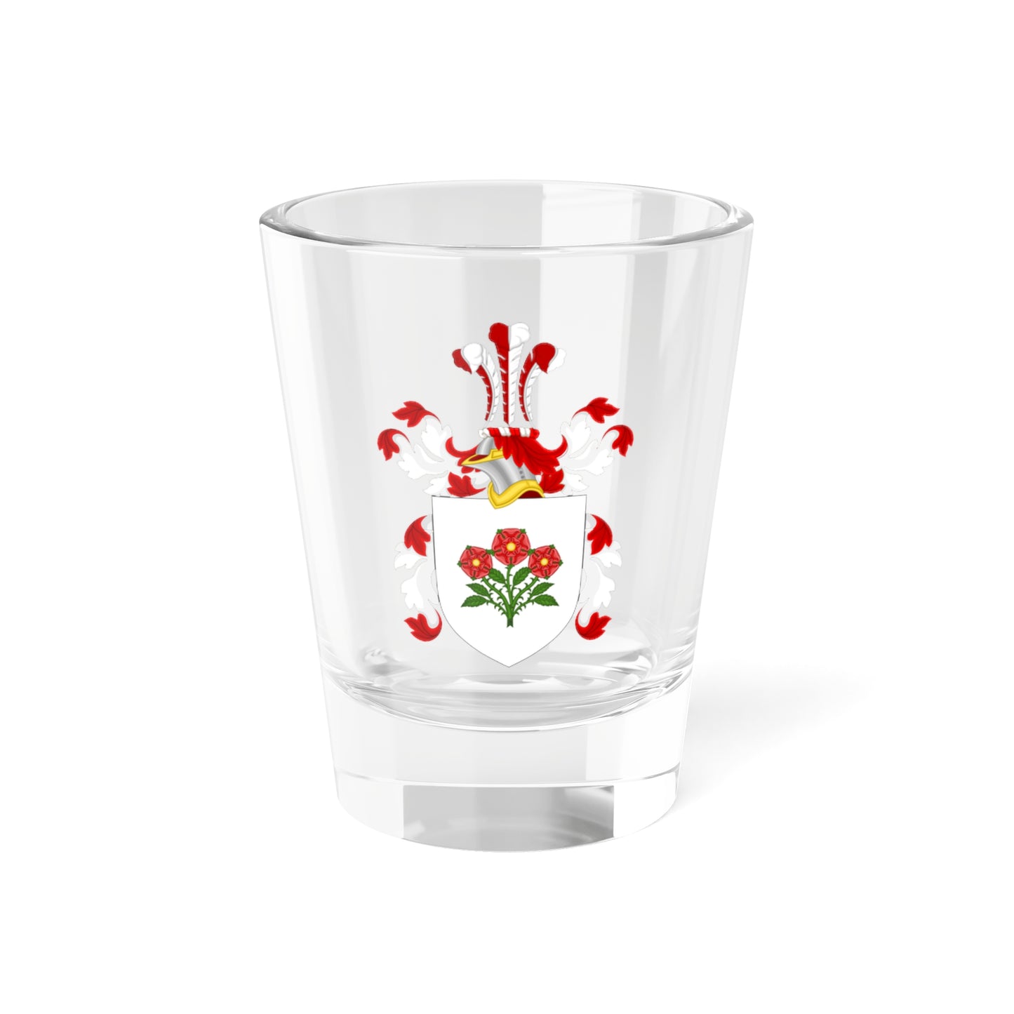 Coat of Arms of Franklin Roosevelt (United States) (Coat of Arms) Shot Glass 1.5oz