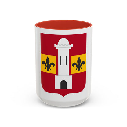 740th Antiaircraft Artillery Gun Battalion v2 (U.S. Army) Accent Coffee Mug