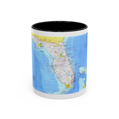 USA - Florida 1 (1973) (Map) Accent Coffee Mug