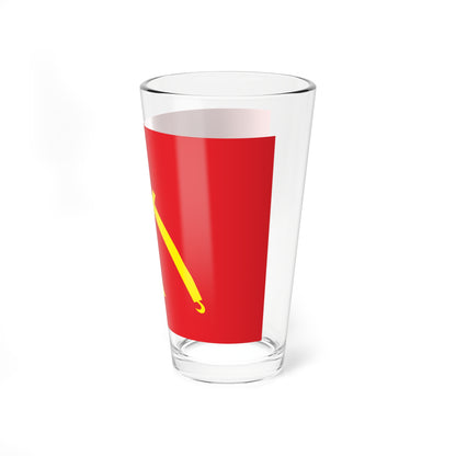 Chinese Peasants Association Flag (China) Pint Glass 16oz