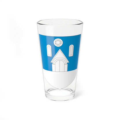 Valjala vapp (Estonia) (Coat of Arms) Pint Glass 16oz