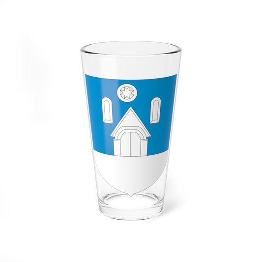 Valjala vapp (Estonia) (Coat of Arms) Pint Glass 16oz