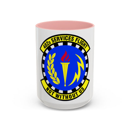 482d Services Flight (U.S. Air Force) Accent Coffee Mug