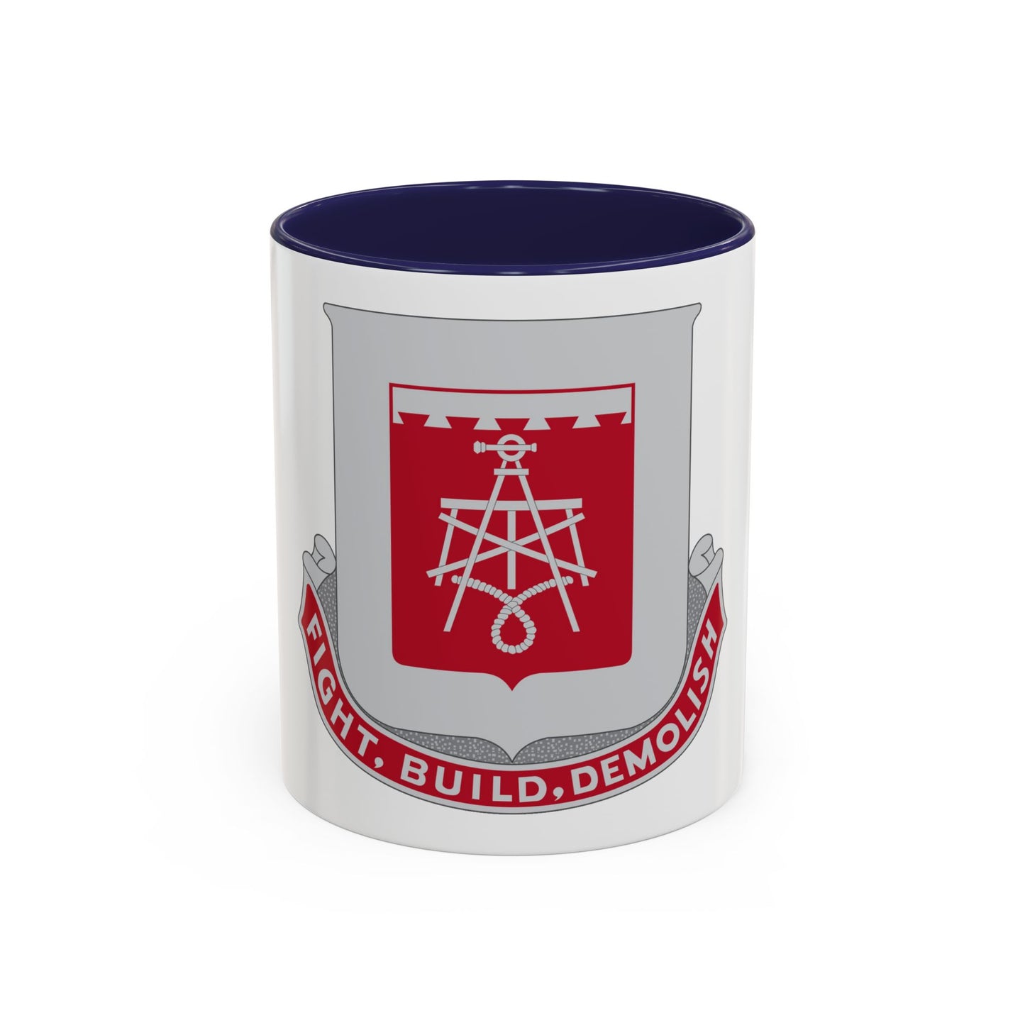 330 Engineer Battalion (U.S. Army) Accent Coffee Mug