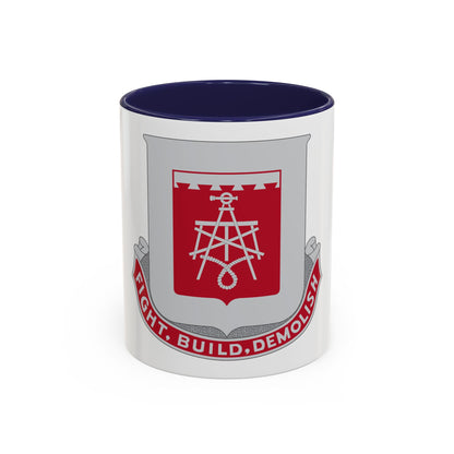 330 Engineer Battalion (U.S. Army) Accent Coffee Mug