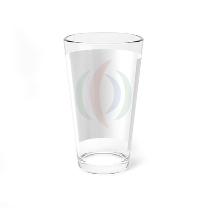 Flag of Yuzawa Akita (Japan) Pint Glass 16oz