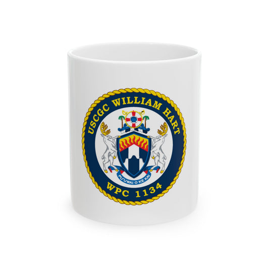 USCG C William Hart WPC 1134 (U.S. Coast Guard) White Coffee Mug