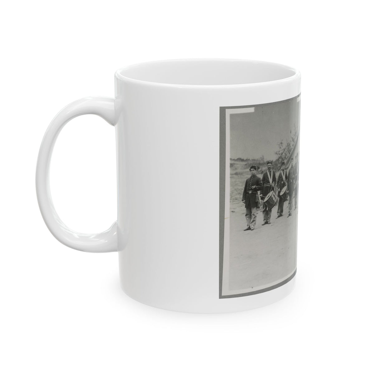 Drum Corps 30th Pa. Infantry (U.S. Civil War) White Coffee Mug