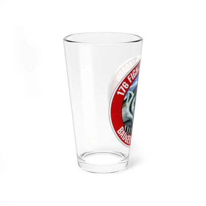 176th Fighter Squadron (U.S. Air Force) Pint Glass 16oz-Go Mug Yourself