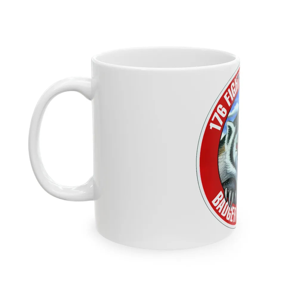 176th Fighter Squadron (U.S. Air Force) White Coffee Mug-Go Mug Yourself