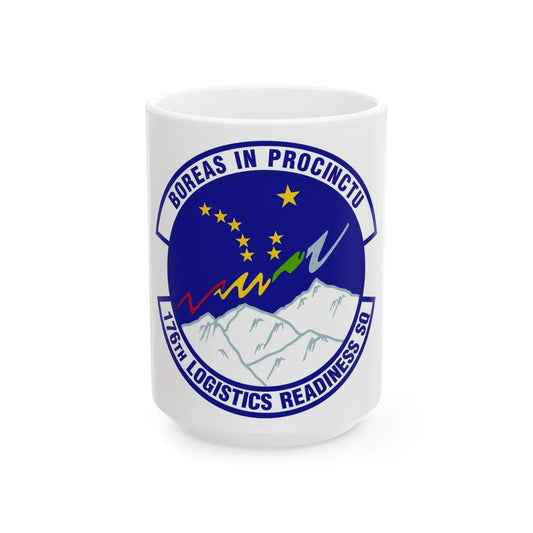 176th Logistics Readiness Squadron (U.S. Air Force) White Coffee Mug-15oz-Go Mug Yourself