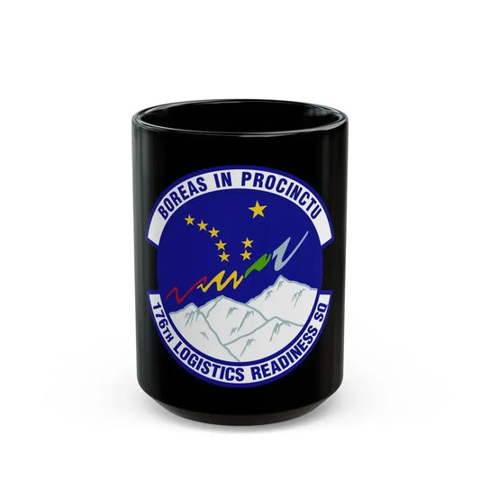 176th Logistics Readiness Squadron (U.S. Air Force) Black Coffee Mug 15oz - Go Mug Yourself
