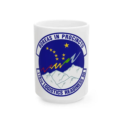 176th Logistics Readiness Squadron (U.S. Air Force) White Coffee Mug 15oz - Go Mug Yourself