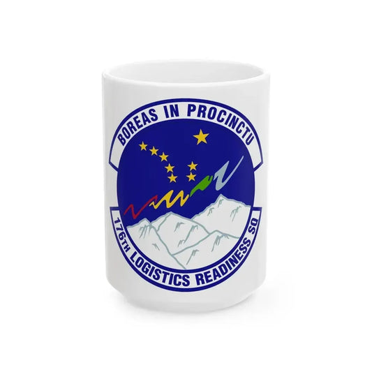 176th Logistics Readiness Squadron (U.S. Air Force) White Coffee Mug 15oz - Go Mug Yourself