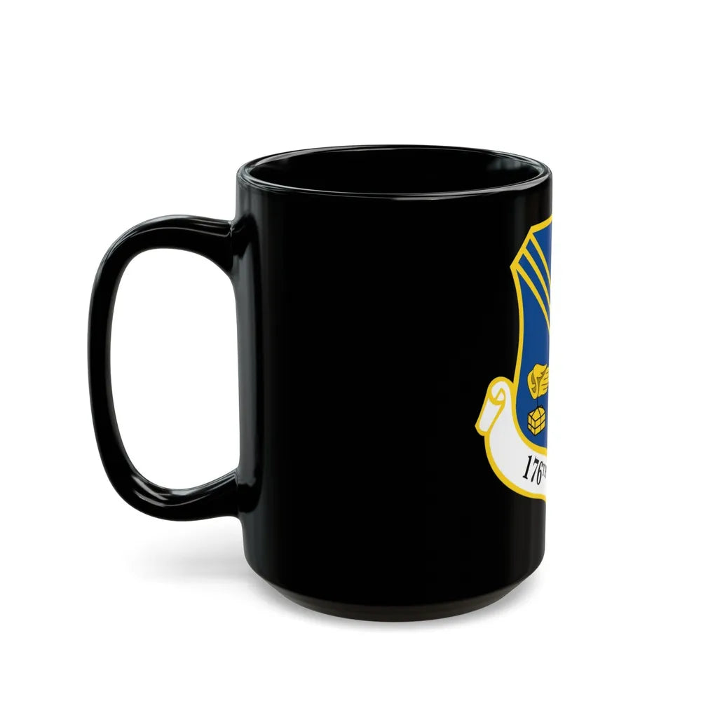 176th Wing (U.S. Air Force) Black Coffee Mug-Go Mug Yourself