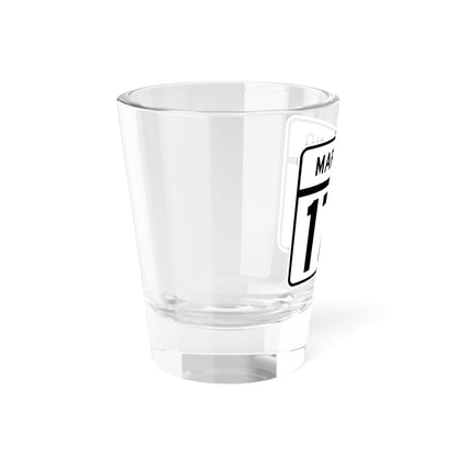 MD Route 177 (Maryland) (Road Sign) Shot Glass 1.5oz