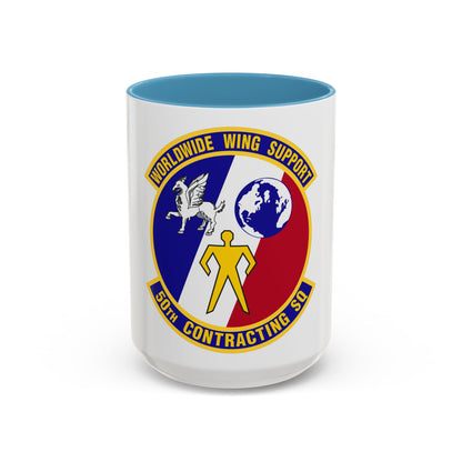 50th Contracting Squadron (U.S. Air Force) Accent Coffee Mug