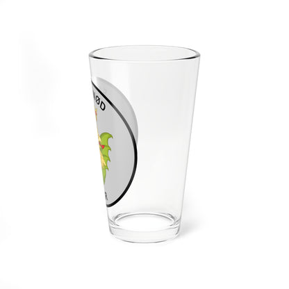 Emblem for the VI-JDR (Denmark) (Coat of Arms) Pint Glass 16oz