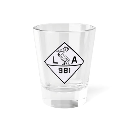 Louisiana 981 1924 (Louisiana) (Road Sign) Shot Glass 1.5oz