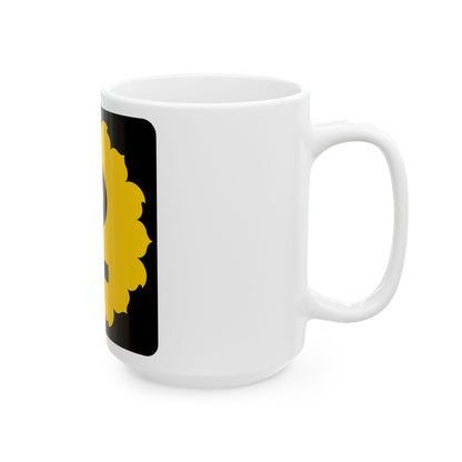K-2 (Kansas) (Road Sign) White Coffee Mug