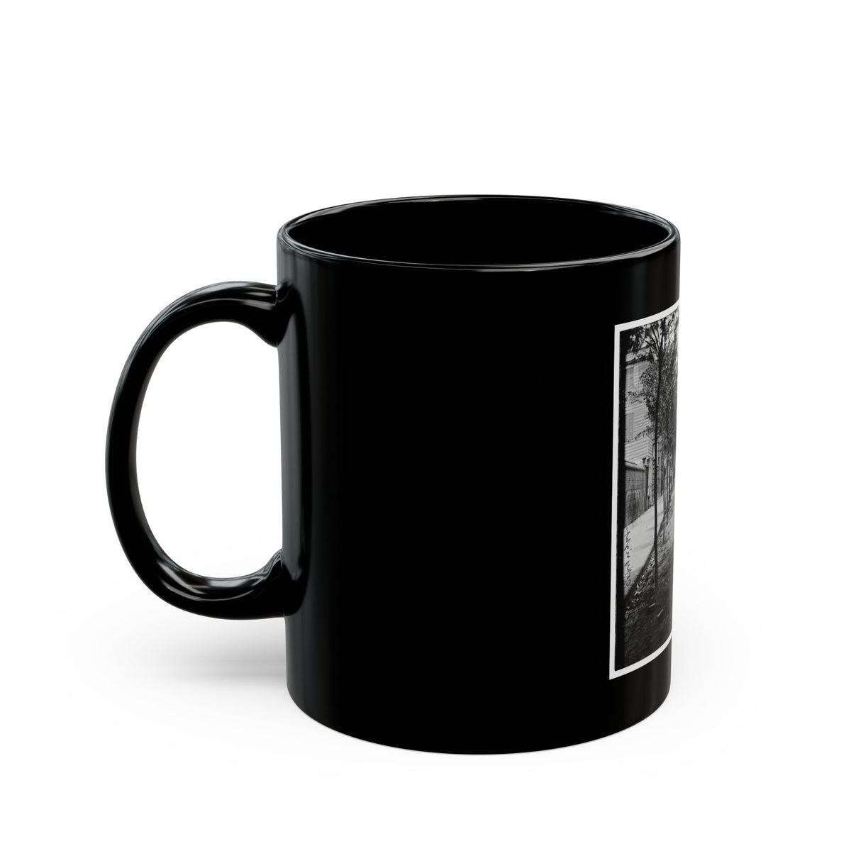 Charleston, S.C. Meeting Street, Near Broad; St. Michael's Church In Middle Distance (U.S. Civil War) Black Coffee Mug