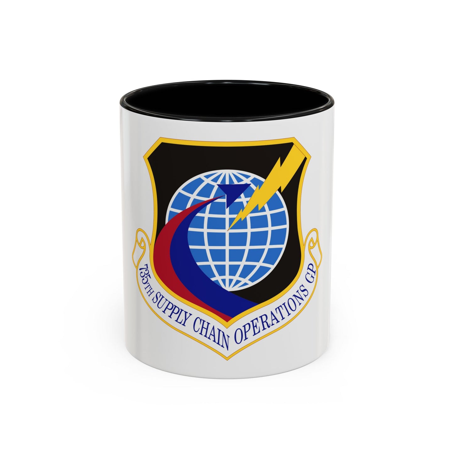735th Supply Chain Operations Group (U.S. Air Force) Accent Coffee Mug