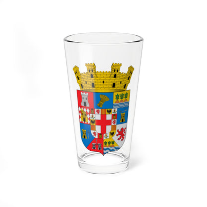 Escudo de la provincia de Almería (Spain) (Coat of Arms) Pint Glass 16oz