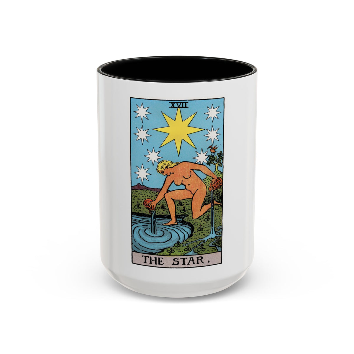 The Star (Tarot Card) Accent Coffee Mug