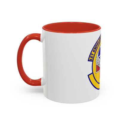 87 Healthcare Operations Squadron AMC (U.S. Air Force) Accent Coffee Mug