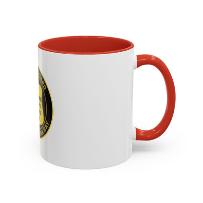 USCG Station Yaquina Bay (U.S. Coast Guard) Accent Coffee Mug