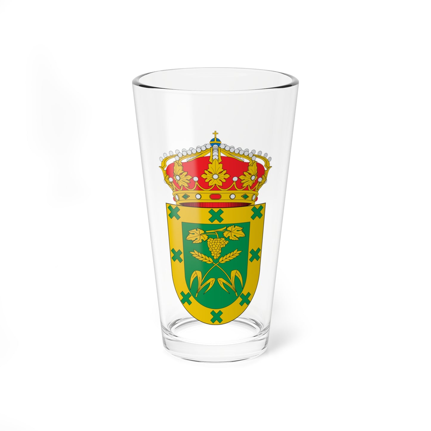 Escudo de A Teixeira (Spain) (Coat of Arms) Pint Glass 16oz