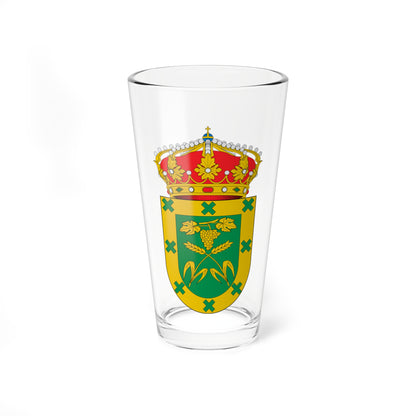 Escudo de A Teixeira (Spain) (Coat of Arms) Pint Glass 16oz