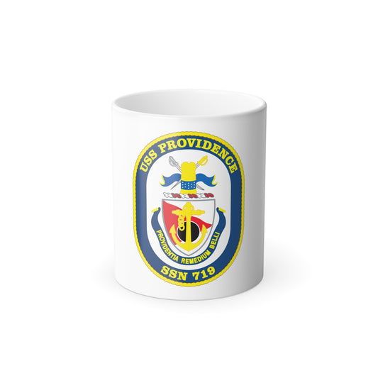 USS Providence SSN 719 (U.S. Navy) Color Changing Mug 11oz