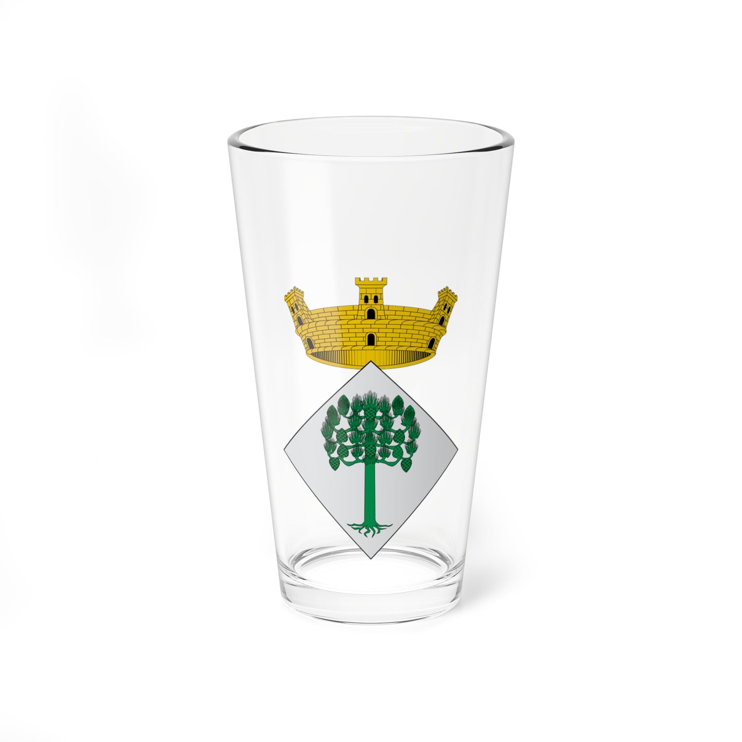 Escudo de la Febró (Spain) (Coat of Arms) Pint Glass 16oz