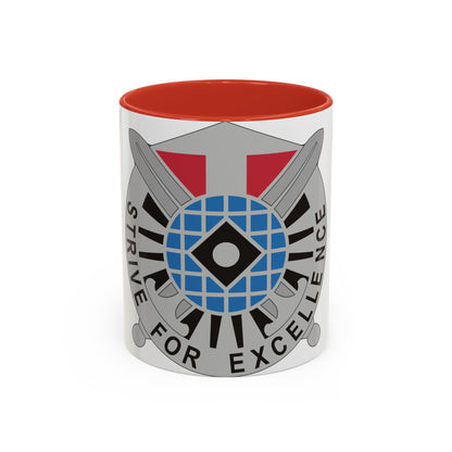 527 Military Intelligence Battalion (U.S. Army) Accent Coffee Mug