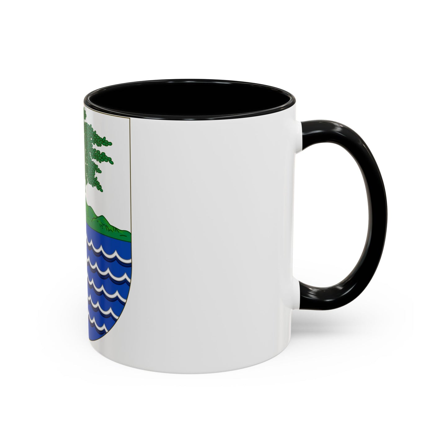 Coat of Arms of the Portuguese and Spanish Guinea - Accent Coffee Mug