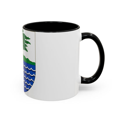 Coat of Arms of the Portuguese and Spanish Guinea - Accent Coffee Mug