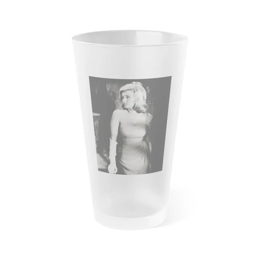 Nancy Kovack #612 (Vintage Female Icon) Frosted Pint 16oz-16oz-Frosted-Go Mug Yourself