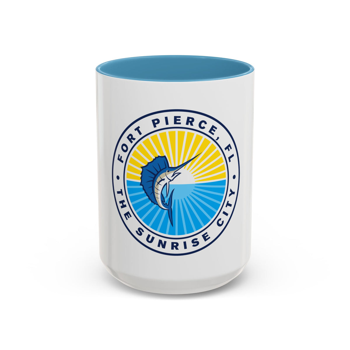 Seal of Fort Pierce Florida - Accent Coffee Mug