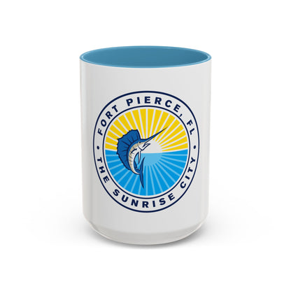 Seal of Fort Pierce Florida - Accent Coffee Mug