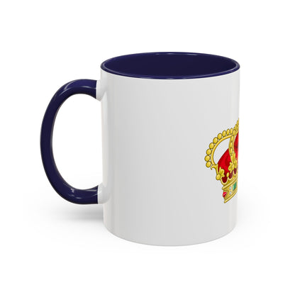 Heraldic Royal Crown of Portugal - Eight Arches - Accent Coffee Mug