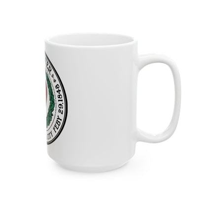 Seal of Worcester Massachusetts - White Coffee Mug