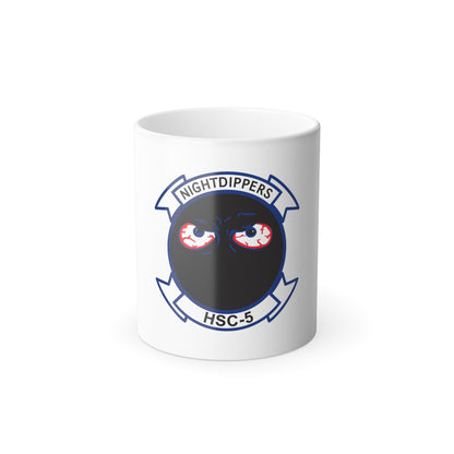 Navy Nightdippers HSC 5 (U.S. Navy) Color Changing Mug 11oz