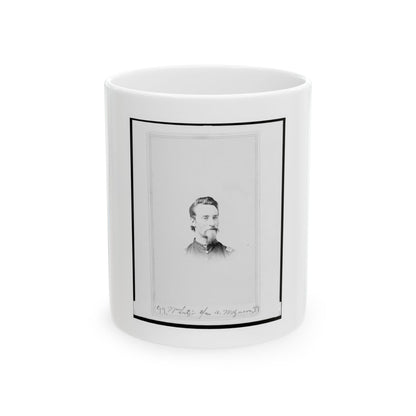 Matthew T. Lutz, Bust Portrait, Facing Front (U.S. Civil War) White Coffee Mug