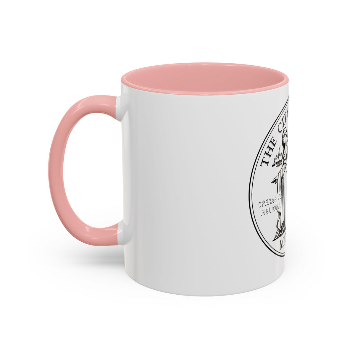Seal of Detroit - Accent Coffee Mug