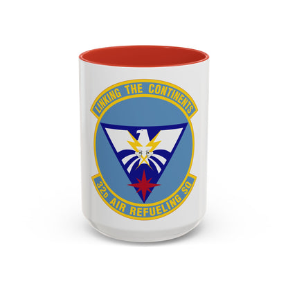 32 Air Refueling Squadron AMC (U.S. Air Force) Accent Coffee Mug