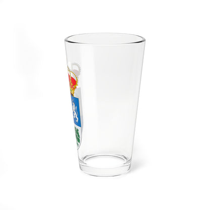 Escudo de Algatocín Málaga (Spain) (Coat of Arms) Pint Glass 16oz