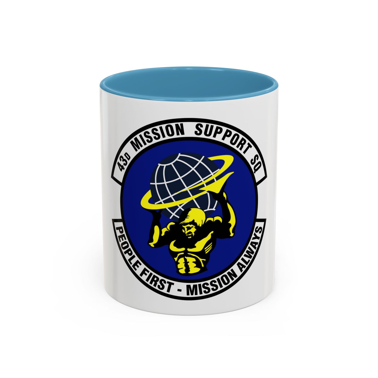 43d Mission Support Squadron (U.S. Air Force) Accent Coffee Mug