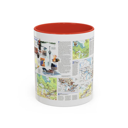 Canada - Ontario 2 (1996) (Map) Accent Coffee Mug